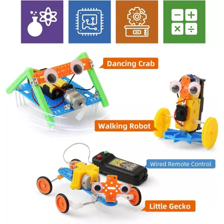 Kits STEM Robotique pour Enfants 6-12 ans | Jeux Scientifiques